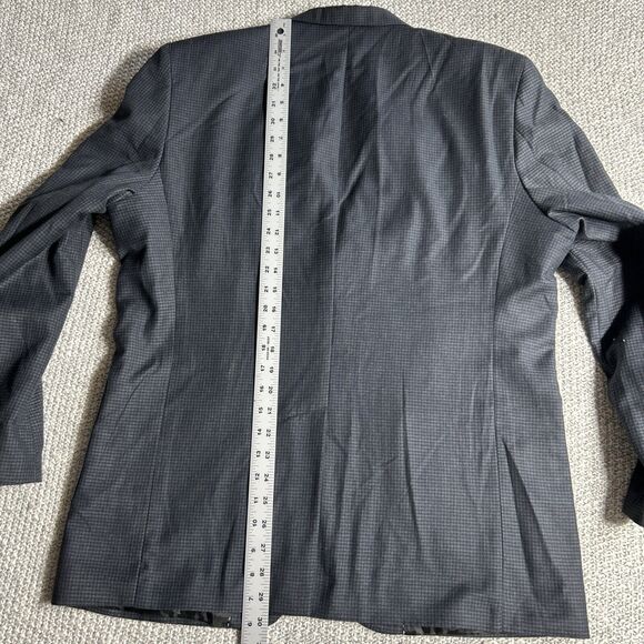 JKT Britches by Samtex Mens Suit Jacket 42R Navy Gray - Picture 10 of 11